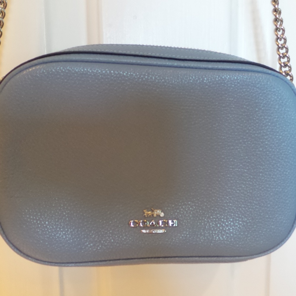 NWT Coach Blue handbag with nice hardware